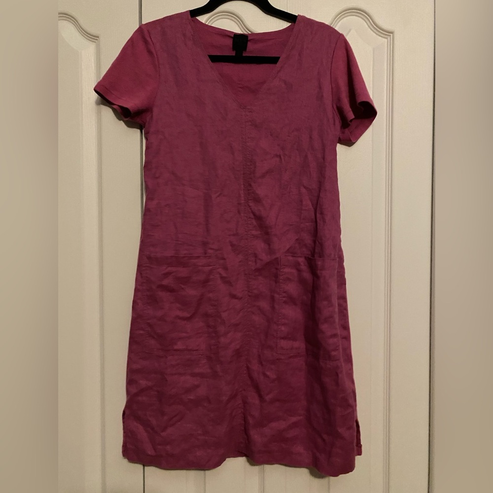 Blu9 A-Line 100% Linen Dress for Casual Days